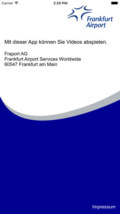 Emulate iPhone app Fraport Player using MyAndroid Emulate iPhone app Fraport Player using MyAndroid