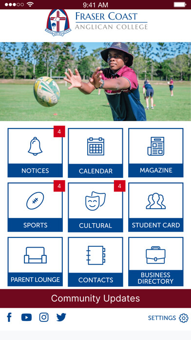 Emulate iPhone app Fraser Coast Anglican College using MyAndroid