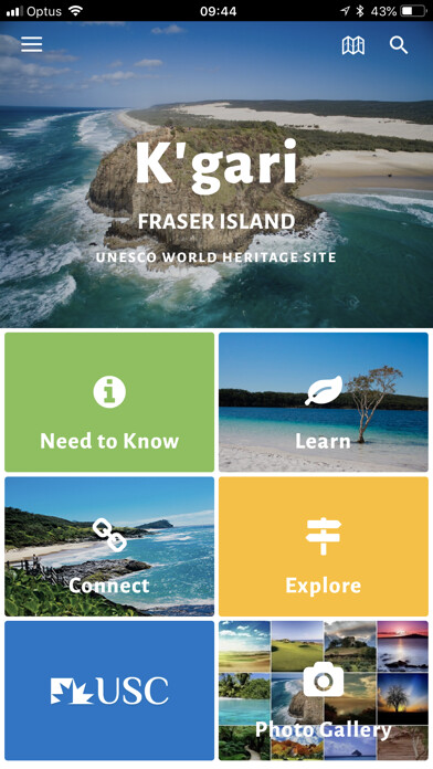 Emulate iPhone app Fraser Island Guide using MyAndroid Emulate iPhone app Fraser Island Guide using MyAndroid