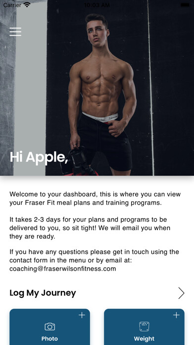 Emulate iPhone app Fraser Wilson Fit using MyAndroid Emulate iPhone app Fraser Wilson Fit using MyAndroid