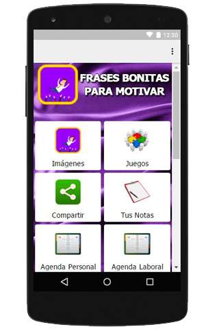 Run android online APK Frases Bonitas para Motivar a las personas from MyAndroid or emulate Frases Bonitas para Motivar a las personas using MyAndroid