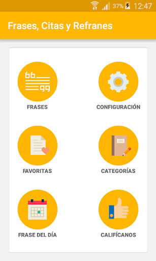 Run android online APK Frases, Citas y Refranes from MyAndroid or emulate Frases, Citas y Refranes using MyAndroid