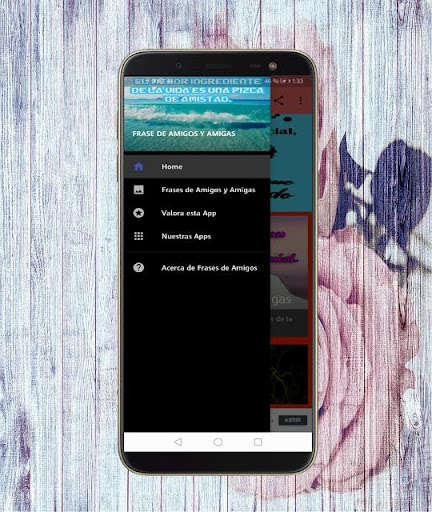 Run android online APK Frases de Amigos y Amigas from MyAndroid or emulate Frases de Amigos y Amigas using MyAndroid