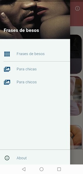 Run android online APK Frases de Besos para mi Amor from MyAndroid or emulate Frases de Besos para mi Amor using MyAndroid