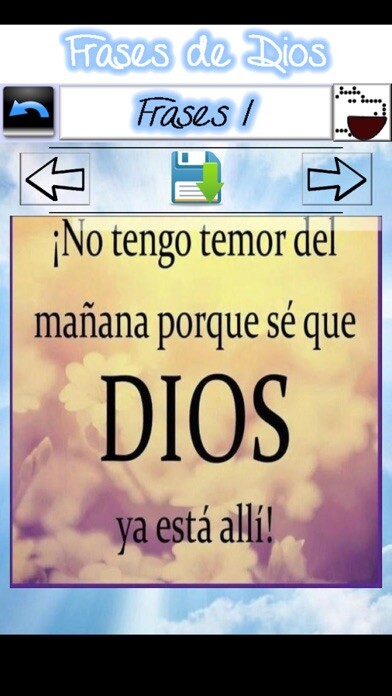 Emulate iPhone app Frases de Dios en imágenes using MyAndroid Emulate iPhone app Frases de Dios en imágenes using MyAndroid