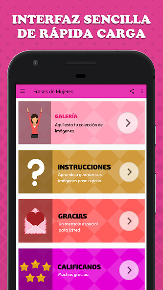 Emulate Android APK Frases de Mujeres