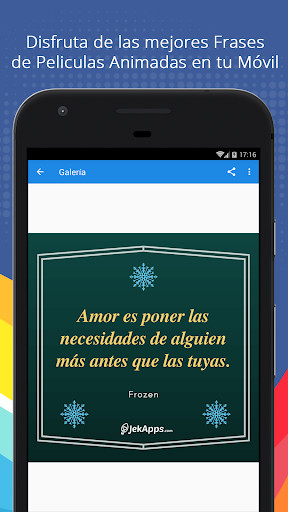 Run android online APK Frases de Peliculas Animadas from MyAndroid or emulate Frases de Peliculas Animadas using MyAndroid