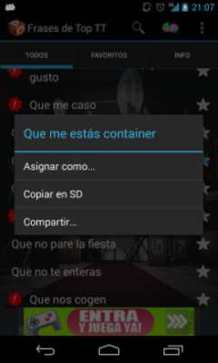 Emulate Android APK Frases de Top TT