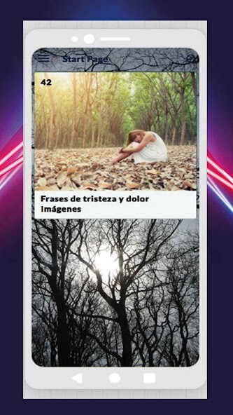 Run android online APK Frases de tristeza y dolor from MyAndroid or emulate Frases de tristeza y dolor using MyAndroid