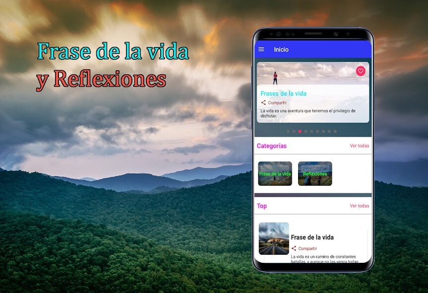 Run android online APK Frases de vida y Reflexiones from MyAndroid or emulate Frases de vida y Reflexiones using MyAndroid