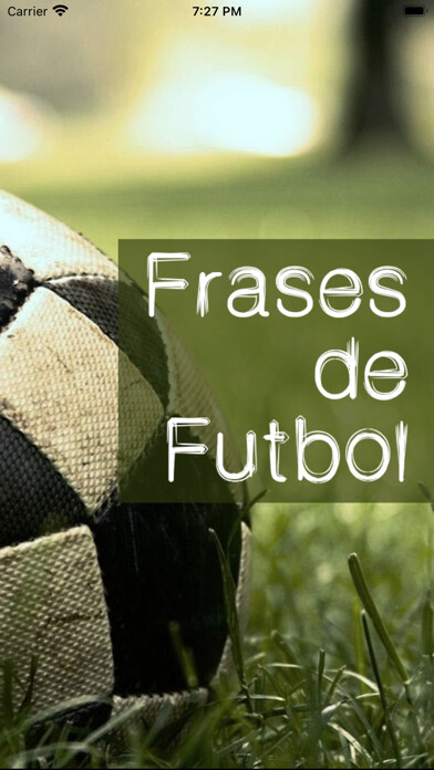 Emulate iPhone app Frases D Fútbol using MyAndroid