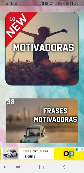 Run android online APK FRASES MOTIVADORAS Y DE ÉXITO from MyAndroid or emulate FRASES MOTIVADORAS Y DE ÉXITO using MyAndroid