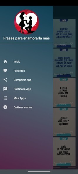 Run android online APK Frases para enamorar más from MyAndroid or emulate Frases para enamorar más using MyAndroid