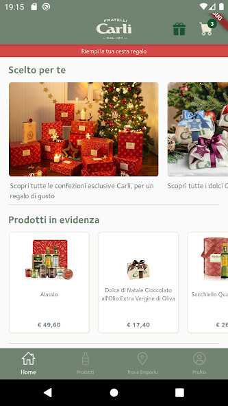 Run android online APK Fratelli Carli ClickCollect from MyAndroid or emulate Fratelli Carli ClickCollect using MyAndroid