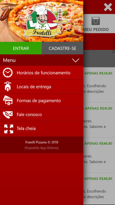 Emulate iPhone app Fratelli Delivery using MyAndroid Emulate iPhone app Fratelli Delivery using MyAndroid