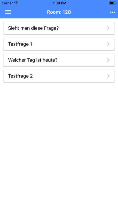 Emulate iPhone app FRA-UAS SmartClick using MyAndroid