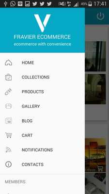 Emulate Android APK Fravier Ecommerce
