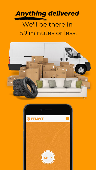 Emulate iPhone app Frayt: Anything Delivered using MyAndroid Emulate iPhone app Frayt: Anything Delivered using MyAndroid