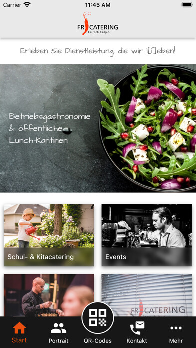 Emulate iPhone app FR Catering using MyAndroid Emulate iPhone app FR Catering using MyAndroid