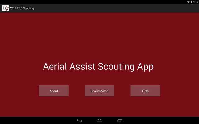 Emulate Android APK FRC Scouting Tool