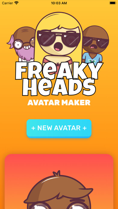 Emulate iPhone app Freaky Heads Cartoon Avatars using MyAndroid Emulate iPhone app Freaky Heads Cartoon Avatars using MyAndroid