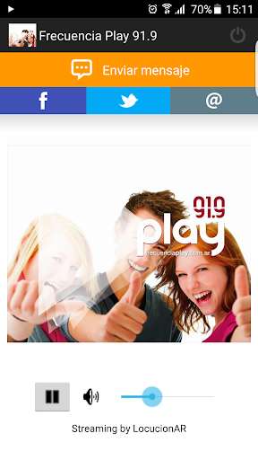 Run android online APK Frecuencia Play 91.9 from MyAndroid or emulate Frecuencia Play 91.9 using MyAndroid