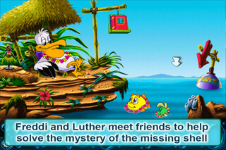 Emulate iPhone app Freddi Fish and the Stolen Shell Lite using MyAndroid