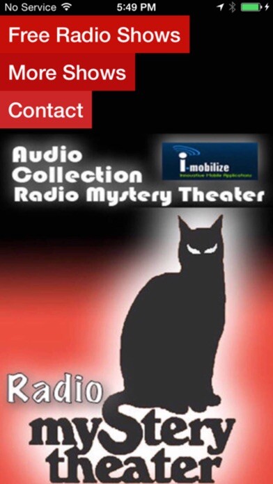 Emulate iPhone app Free App Radio Mystery Theater - audioStream using MyAndroid Emulate iPhone app Free App Radio Mystery Theater - audioStream using MyAndroid