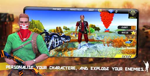 Run android online APK Free Battlegrounds: Fire Survival from MyAndroid or emulate Free Battlegrounds: Fire Survival using MyAndroid