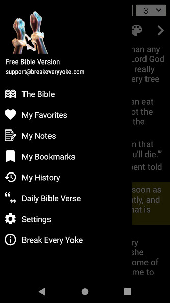 Run android online APK Free Bible Version (FBV) from MyAndroid or emulate Free Bible Version (FBV) using MyAndroid Run android online APK Free Bible Version (FBV) from MyAndroid or emulate Free Bible Version (FBV) using MyAndroid