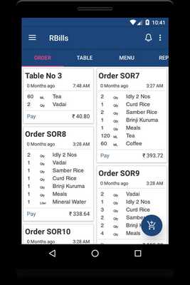 Emulate Android APK Free Billing KOT For Restaurant App Emulate Android APK Free Billing KOT For Restaurant App