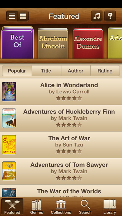 Emulate iPhone app Free Books - 23,469 Classics For Less Than A Cup Of Coffee. An Extensive Ebooks And Audiobooks Library using MyAndroid Emulate iPhone app Free Books - 23,469 Classics For Less Than A Cup Of Coffee. An Extensive Ebooks And Audiobooks Library using MyAndroid