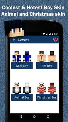 Emulate Android APK Free Boy Skins for Minecraft