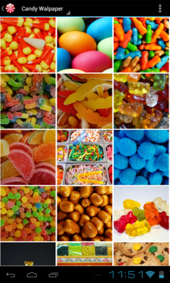 Emulate Android APK Free Candy HD Wallpaper