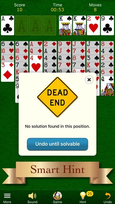 Emulate iPhone app FreeCell by Logify using MyAndroid