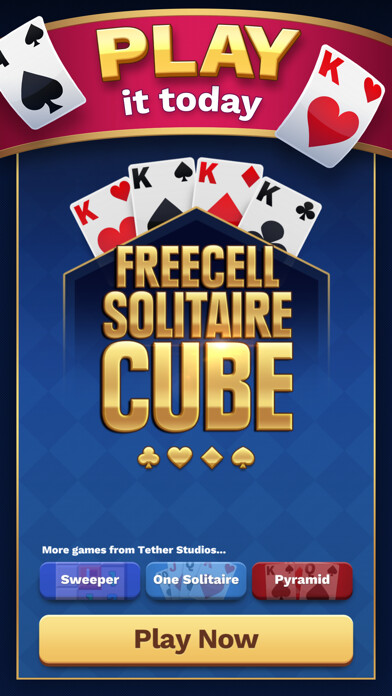 Emulate iPhone app Freecell Solitaire Cube using MyAndroid