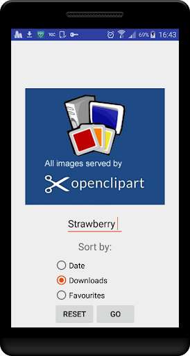 Emulate Android APK Free Clip Art, Gold edition