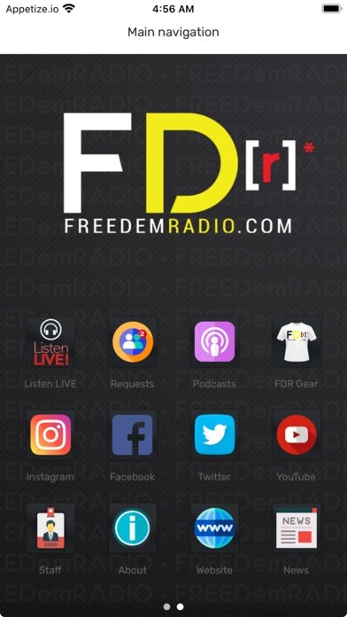 Emulate iPhone app FreeDem Radio using MyAndroid Emulate iPhone app FreeDem Radio using MyAndroid