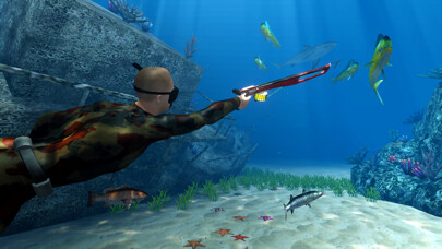 Emulate iPhone app Freediving Hunter Adrenaline using MyAndroid