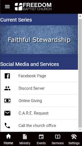 Run android online APK Freedom Baptist Church from MyAndroid or emulate Freedom Baptist Church using MyAndroid