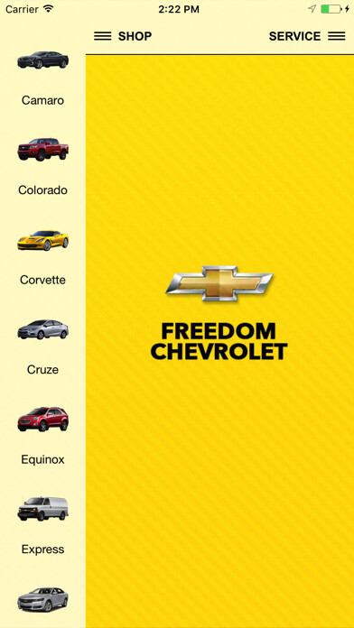 Emulate iPhone app Freedom Chevrolet San Antonio using MyAndroid Emulate iPhone app Freedom Chevrolet San Antonio using MyAndroid