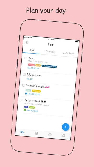 Emulate iPhone app Freedom Do: To-Do List using MyAndroid