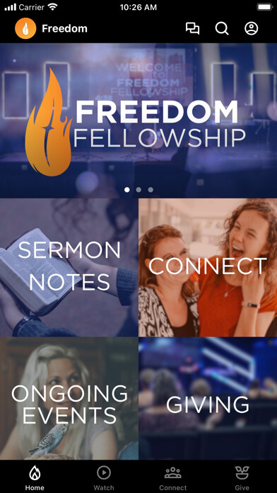 Emulate iPhone app Freedom Fellowship App using MyAndroid Emulate iPhone app Freedom Fellowship App using MyAndroid