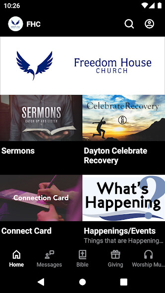 Run android online APK Freedom House Church OR from MyAndroid or emulate Freedom House Church OR using MyAndroid