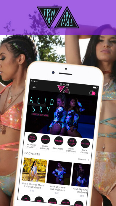 Emulate iPhone app Freedom Rave Wear using MyAndroid Emulate iPhone app Freedom Rave Wear using MyAndroid