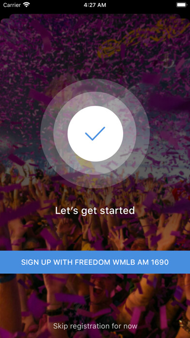 Emulate iPhone app FREEDOM WMLB AM 1690 using MyAndroid Emulate iPhone app FREEDOM WMLB AM 1690 using MyAndroid