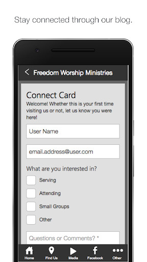 Run android online APK Freedom Worship Ministries from MyAndroid or emulate Freedom Worship Ministries using MyAndroid