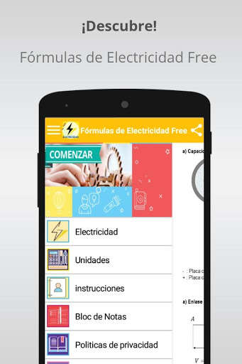 Run android online APK Free Electricity Formulas from MyAndroid or emulate Free Electricity Formulas using MyAndroid