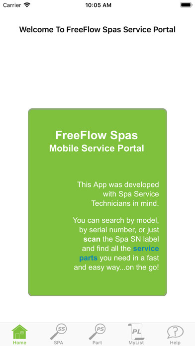 Emulate iPhone app FreeFlow Spas Service Portal using MyAndroid Emulate iPhone app FreeFlow Spas Service Portal using MyAndroid