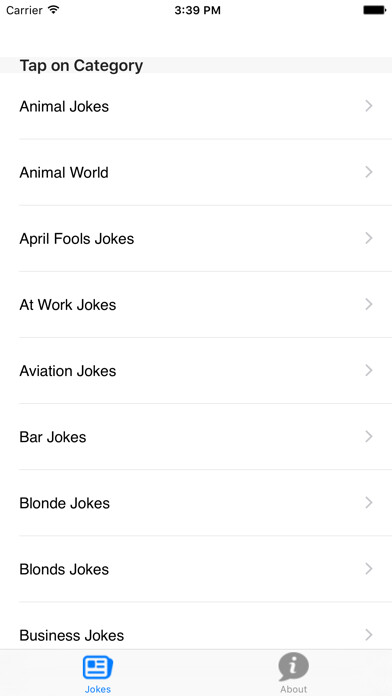 Emulate iPhone app Free Funny Jokes App - 40+ Joke Categories using MyAndroid Emulate iPhone app Free Funny Jokes App - 40+ Joke Categories using MyAndroid